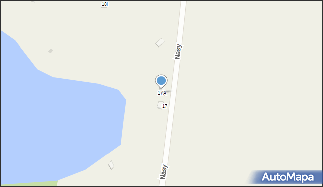 Nasy, Nasy, 17A, mapa Nasy