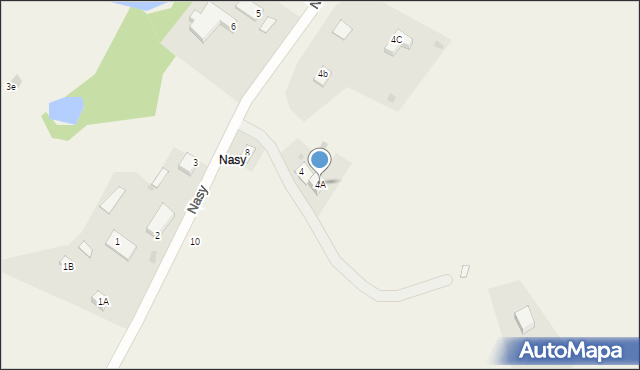 Nasy, Nasy, 4A, mapa Nasy