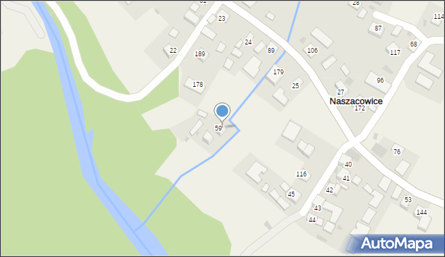 Naszacowice, Naszacowice, 65, mapa Naszacowice