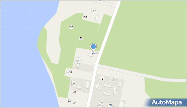 Natać Mała, Natać Mała, 57, mapa Natać Mała