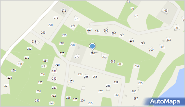 Natać Wielka, Natać Wielka, 280, mapa Natać Wielka