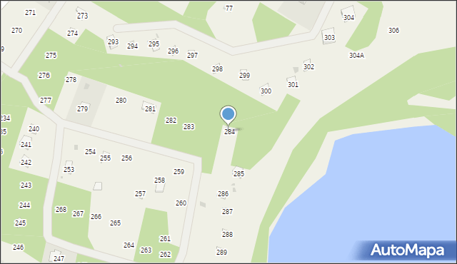 Natać Wielka, Natać Wielka, 284, mapa Natać Wielka