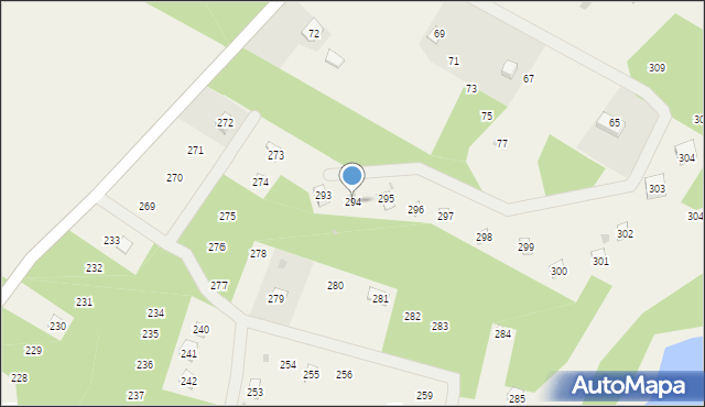 Natać Wielka, Natać Wielka, 294, mapa Natać Wielka