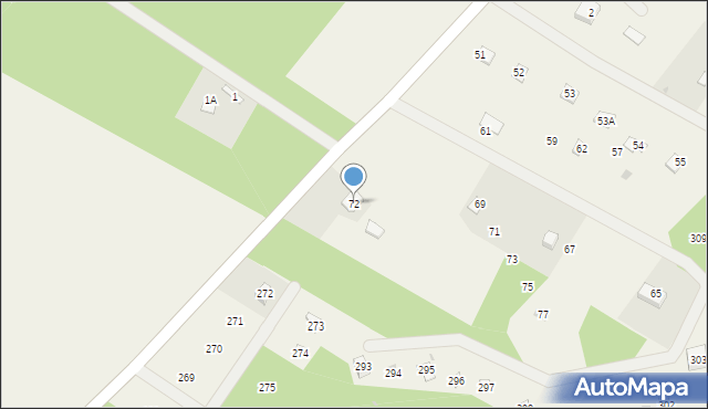 Natać Wielka, Natać Wielka, 72, mapa Natać Wielka