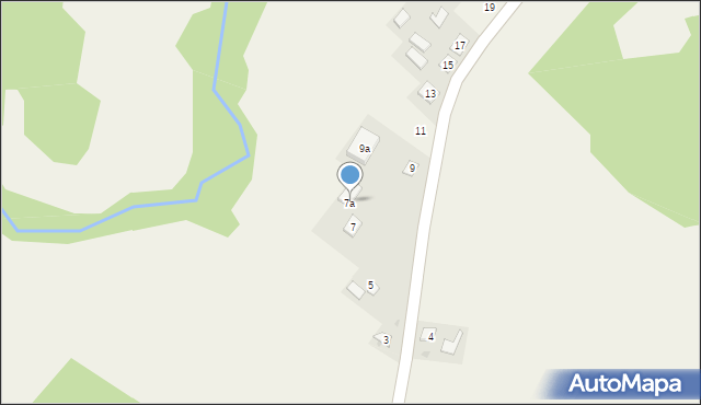 Natać Wielka, Natać Wielka, 7a, mapa Natać Wielka