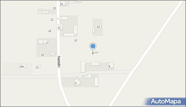 Natalin, Natalin, 8, mapa Natalin