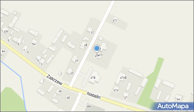 Natalin, Natalin, 47F, mapa Natalin