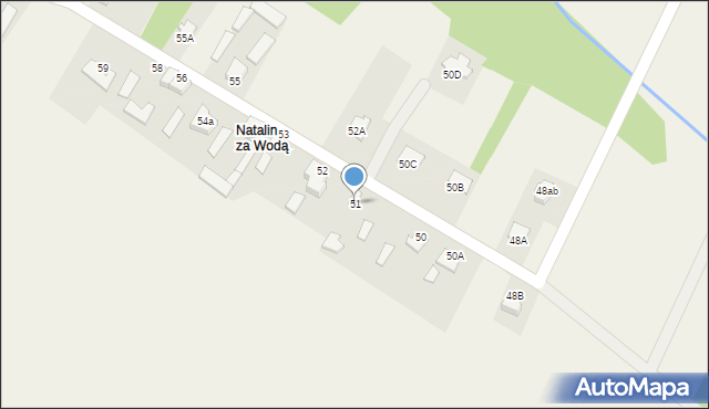 Natalin, Natalin, 51, mapa Natalin