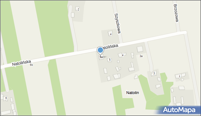 Natolin, Natolin, 6A, mapa Natolin