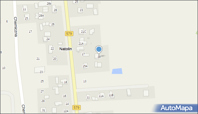Natolin, Natolin, 19, mapa Natolin