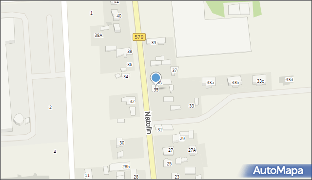 Natolin, Natolin, 35, mapa Natolin