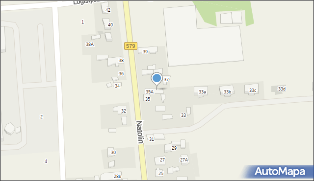 Natolin, Natolin, 35B, mapa Natolin