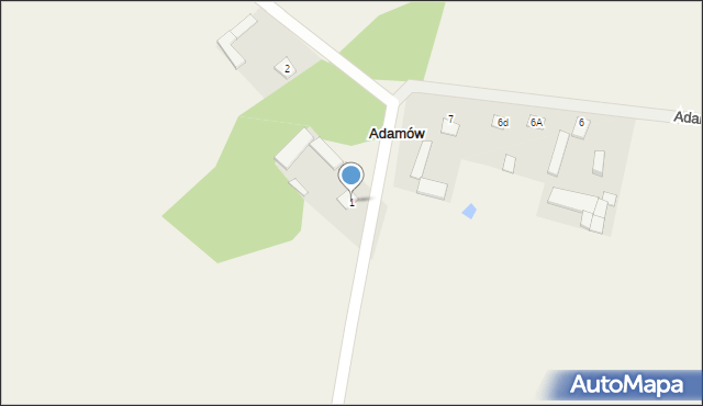 Natolin, Natolin, 1, mapa Natolin