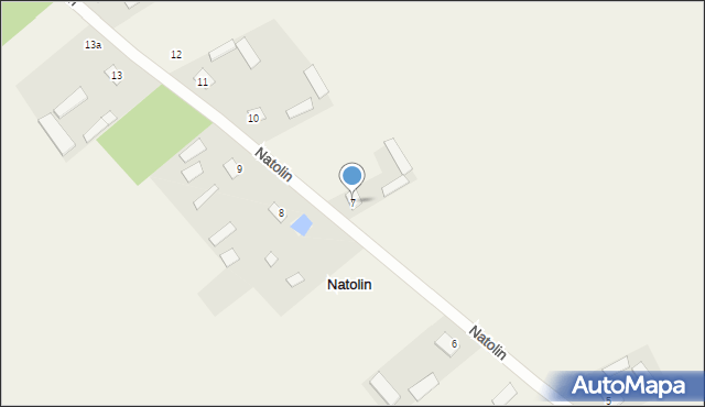 Natolin, Natolin, 7, mapa Natolin