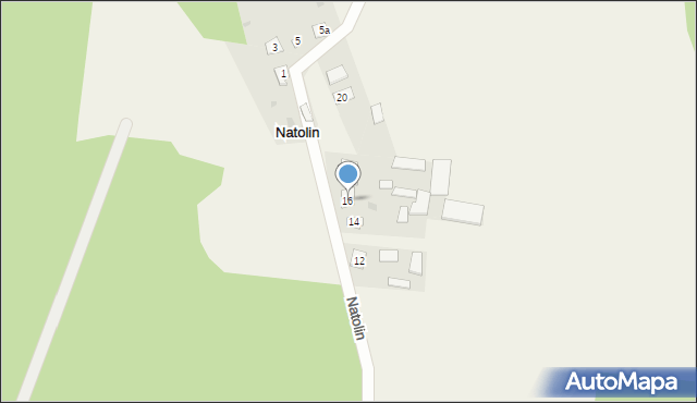 Natolin, Natolin, 16, mapa Natolin