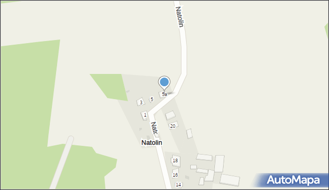 Natolin, Natolin, 5a, mapa Natolin