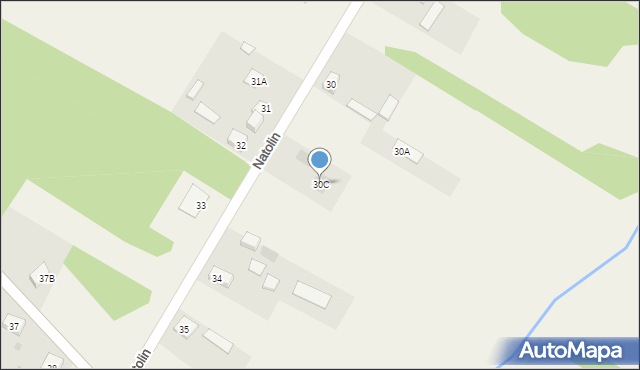 Natolin, Natolin, 30C, mapa Natolin