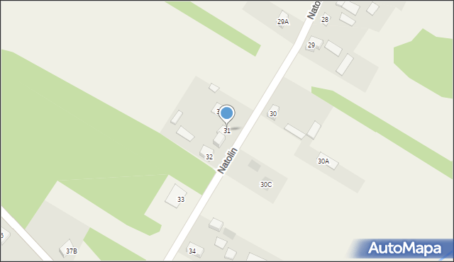 Natolin, Natolin, 31, mapa Natolin