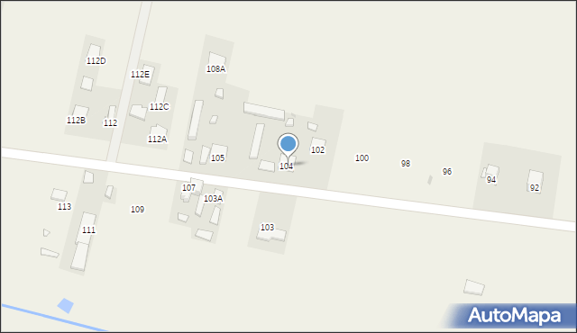 Natolin, Natolin, 104a, mapa Natolin