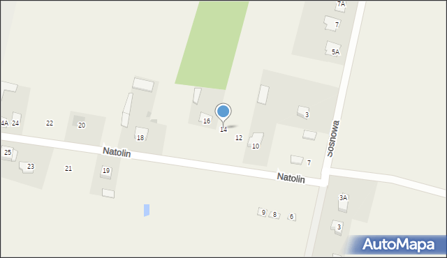 Natolin, Natolin, 14, mapa Natolin