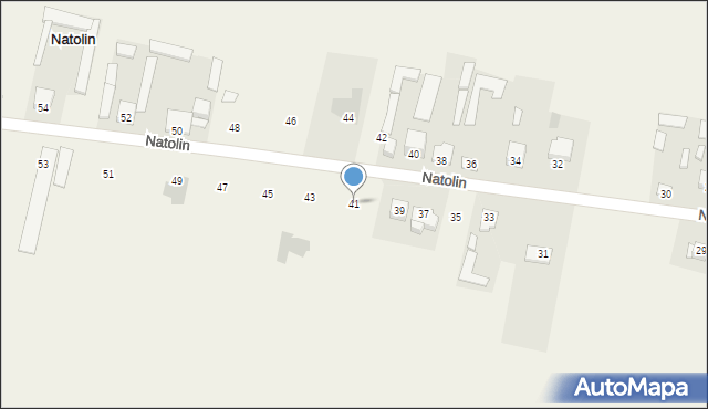 Natolin, Natolin, 41, mapa Natolin