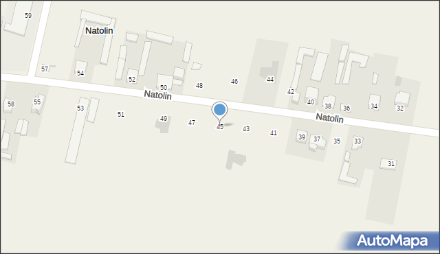 Natolin, Natolin, 45, mapa Natolin