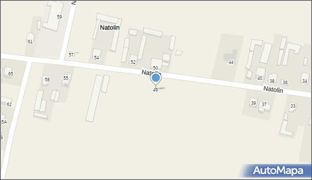 Natolin, Natolin, 49, mapa Natolin