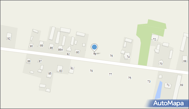 Natolin, Natolin, 78, mapa Natolin