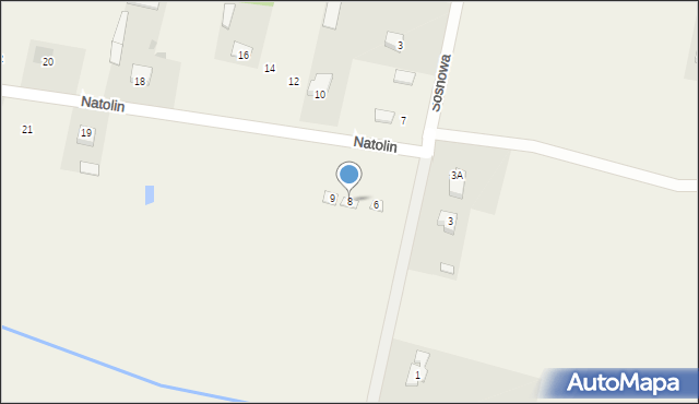Natolin, Natolin, 8, mapa Natolin