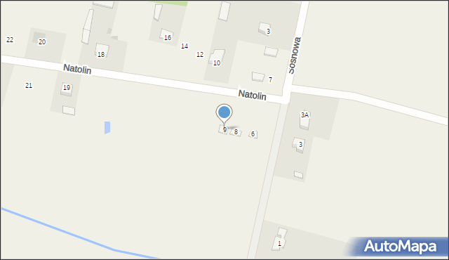 Natolin, Natolin, 9, mapa Natolin