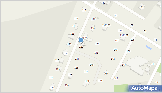 Natolin, Natolin, 122, mapa Natolin