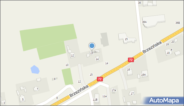 Natolin, Natolin, 13, mapa Natolin