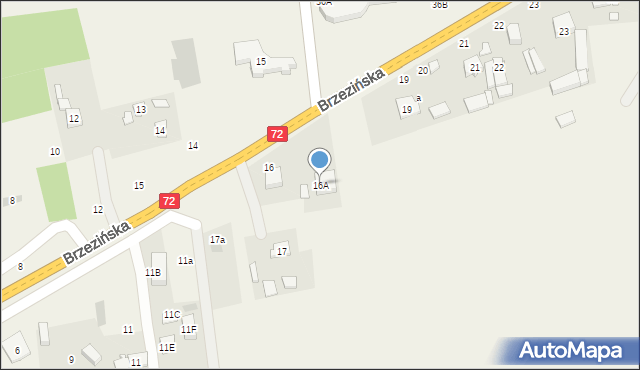 Natolin, Natolin, 16A, mapa Natolin