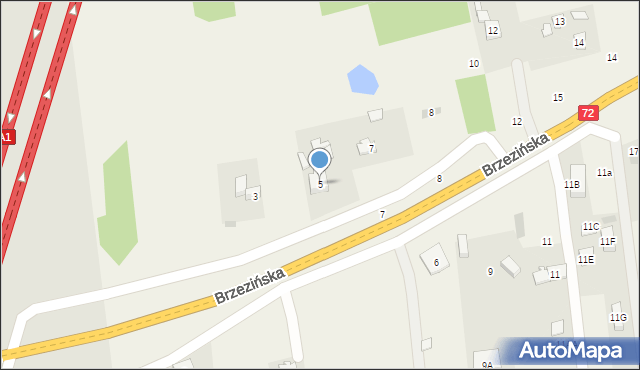 Natolin, Natolin, 5, mapa Natolin