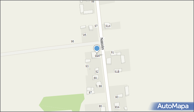 Natolin, Natolin, 94A, mapa Natolin