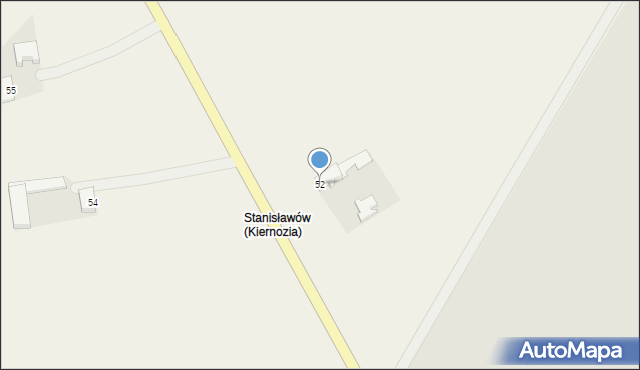 Natolin Kiernoski, Natolin Kiernoski, 52, mapa Natolin Kiernoski