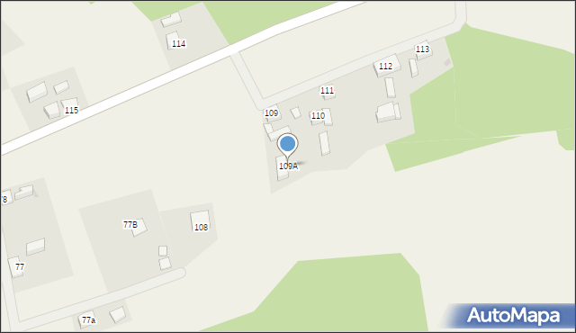 Nawodna, Nawodna, 109A, mapa Nawodna