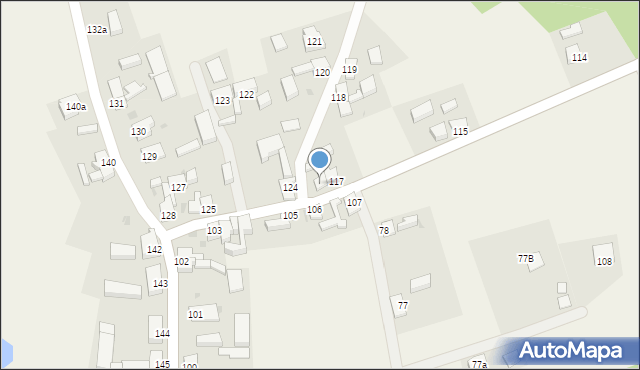 Nawodna, Nawodna, 117a, mapa Nawodna