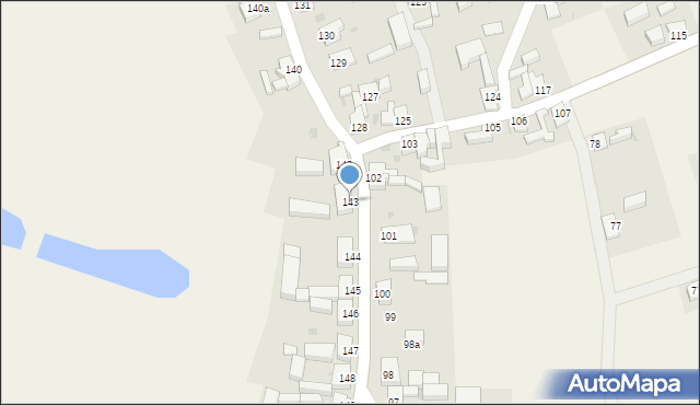 Nawodna, Nawodna, 143, mapa Nawodna
