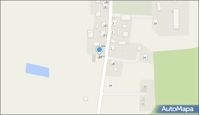 Nawodna, Nawodna, 185, mapa Nawodna