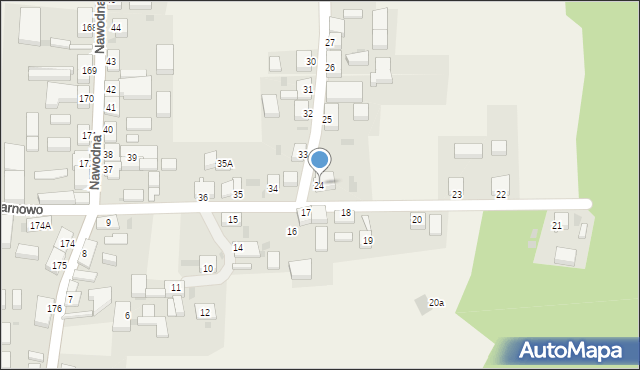 Nawodna, Nawodna, 24, mapa Nawodna