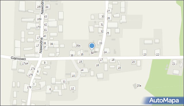 Nawodna, Nawodna, 34, mapa Nawodna