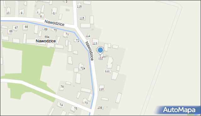 Nawodzice, Nawodzice, 112, mapa Nawodzice