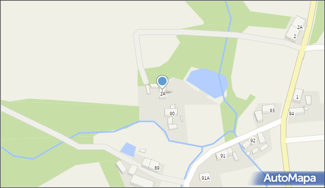 Nawojów Łużycki, Nawojów Łużycki, 1A, mapa Nawojów Łużycki