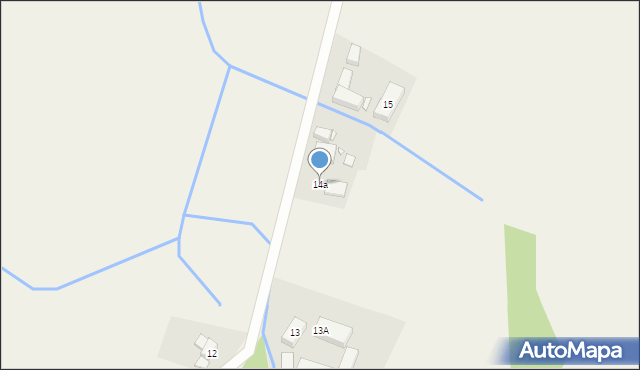 Nawojów Śląski, Nawojów Śląski, 14a, mapa Nawojów Śląski