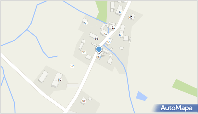 Nawojów Śląski, Nawojów Śląski, 53, mapa Nawojów Śląski