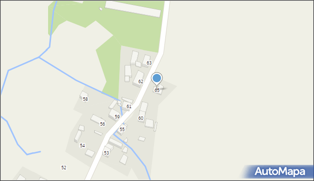 Nawojów Śląski, Nawojów Śląski, 65, mapa Nawojów Śląski