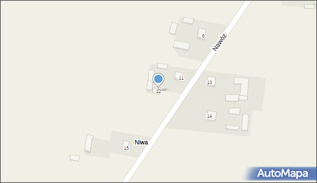Nawóz, Nawóz, 12, mapa Nawóz
