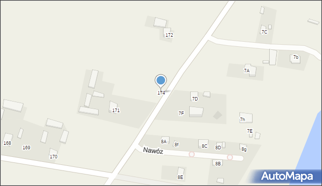 Nawóz, Nawóz, 174, mapa Nawóz