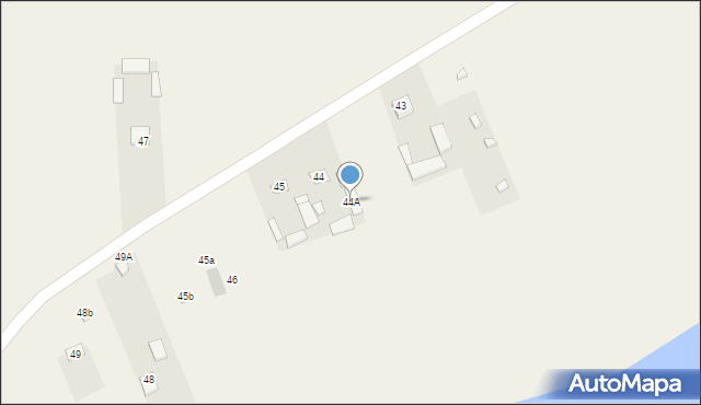 Nawóz, Nawóz, 44A, mapa Nawóz